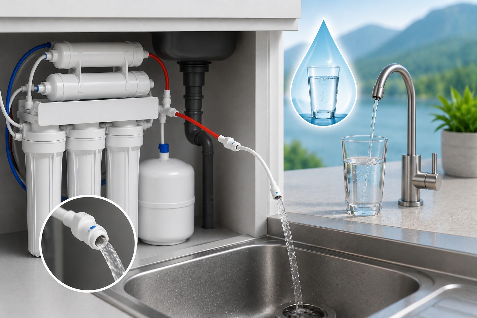 ¿Cuánta agua rechaza una ósmosis inversa y cómo reducir el consumo?