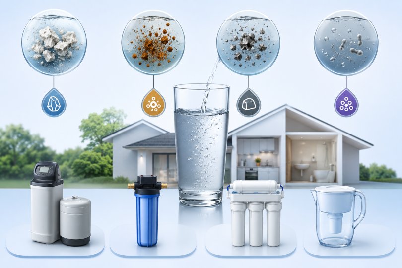 Imagen representativa de: Guía de contaminantes en el agua: Dureza, hierro, arsénico y cómo eliminarlos en casa