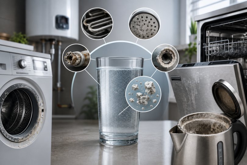Imagen representativa de: ¿Qué es la dureza del agua y cómo destruye silenciosamente tus electrodomésticos?